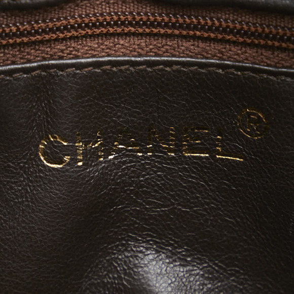 Chanel Triple Coco Mark Fringe Shoulder Bag Camel Brown - Picture 8 of 12